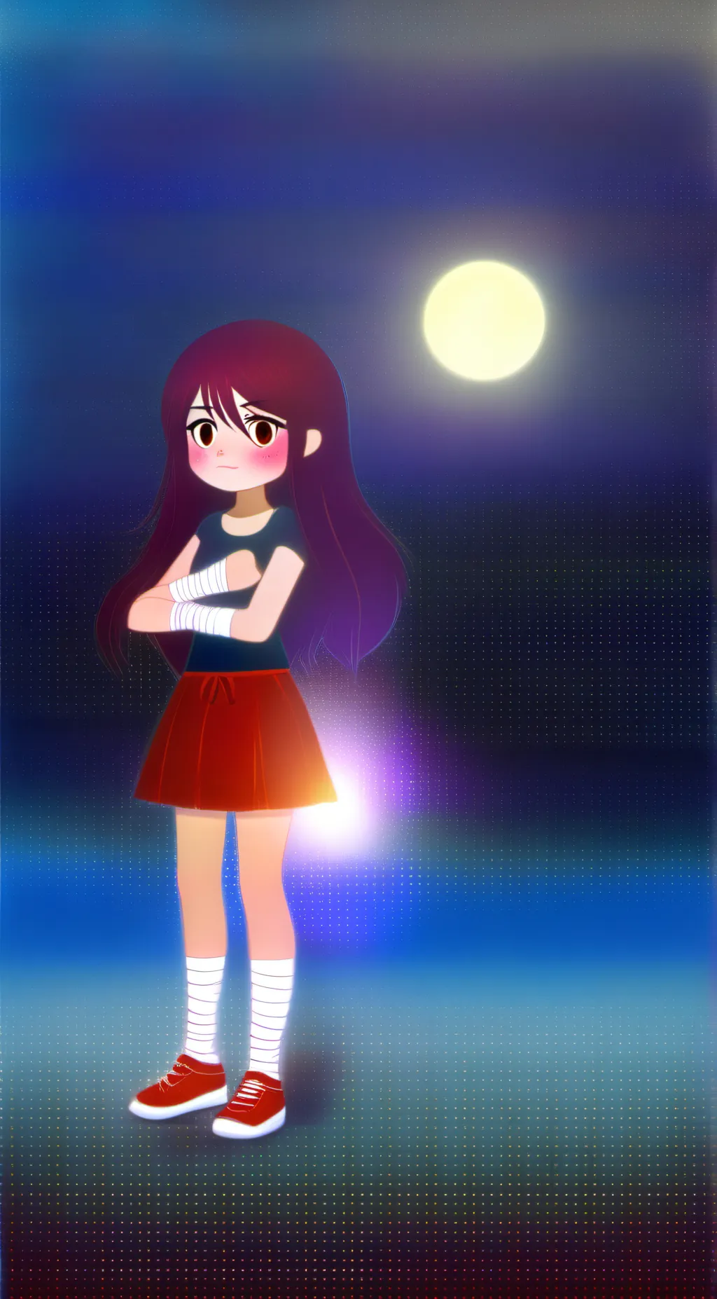 ai character: Emma  background