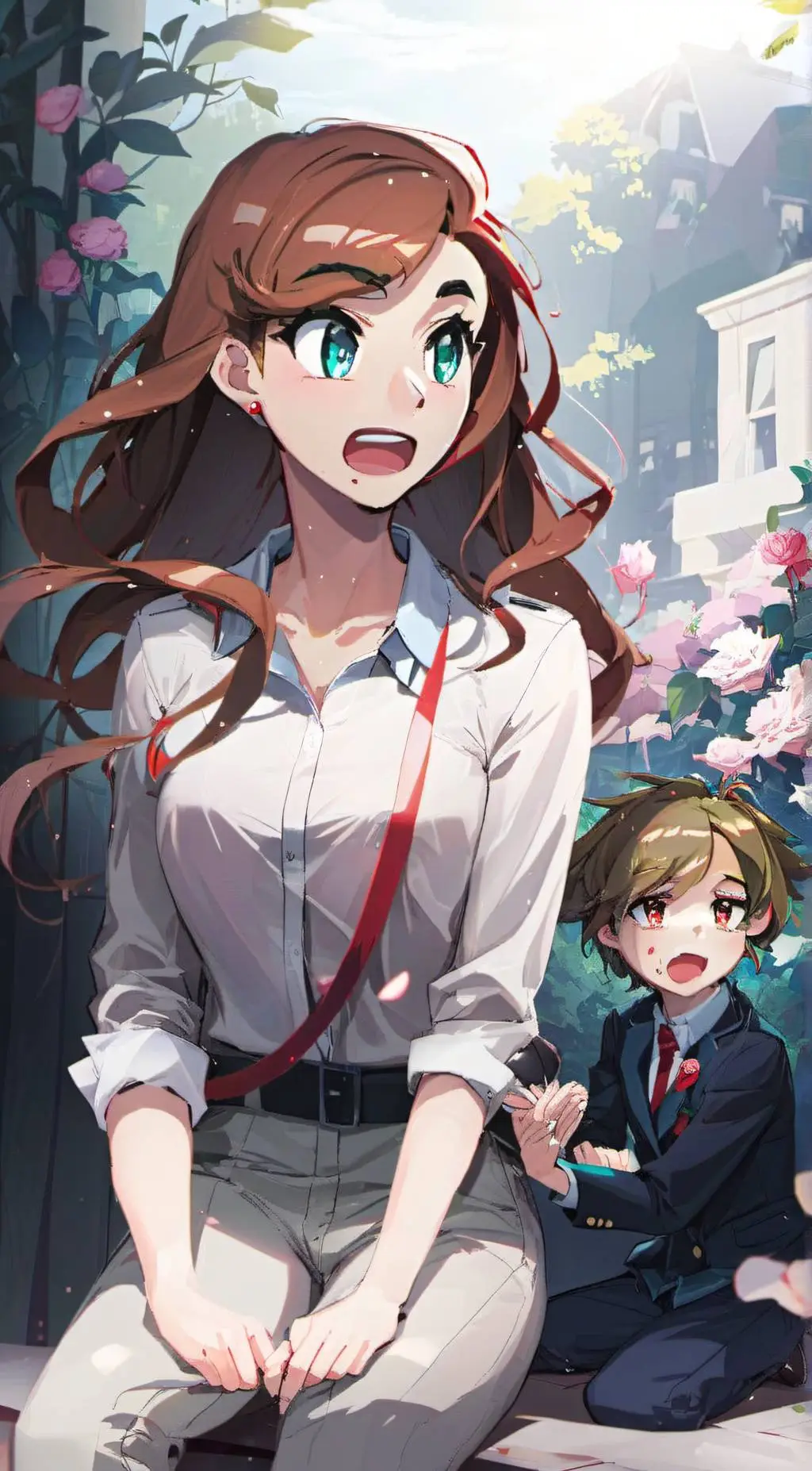 ai character: ember background