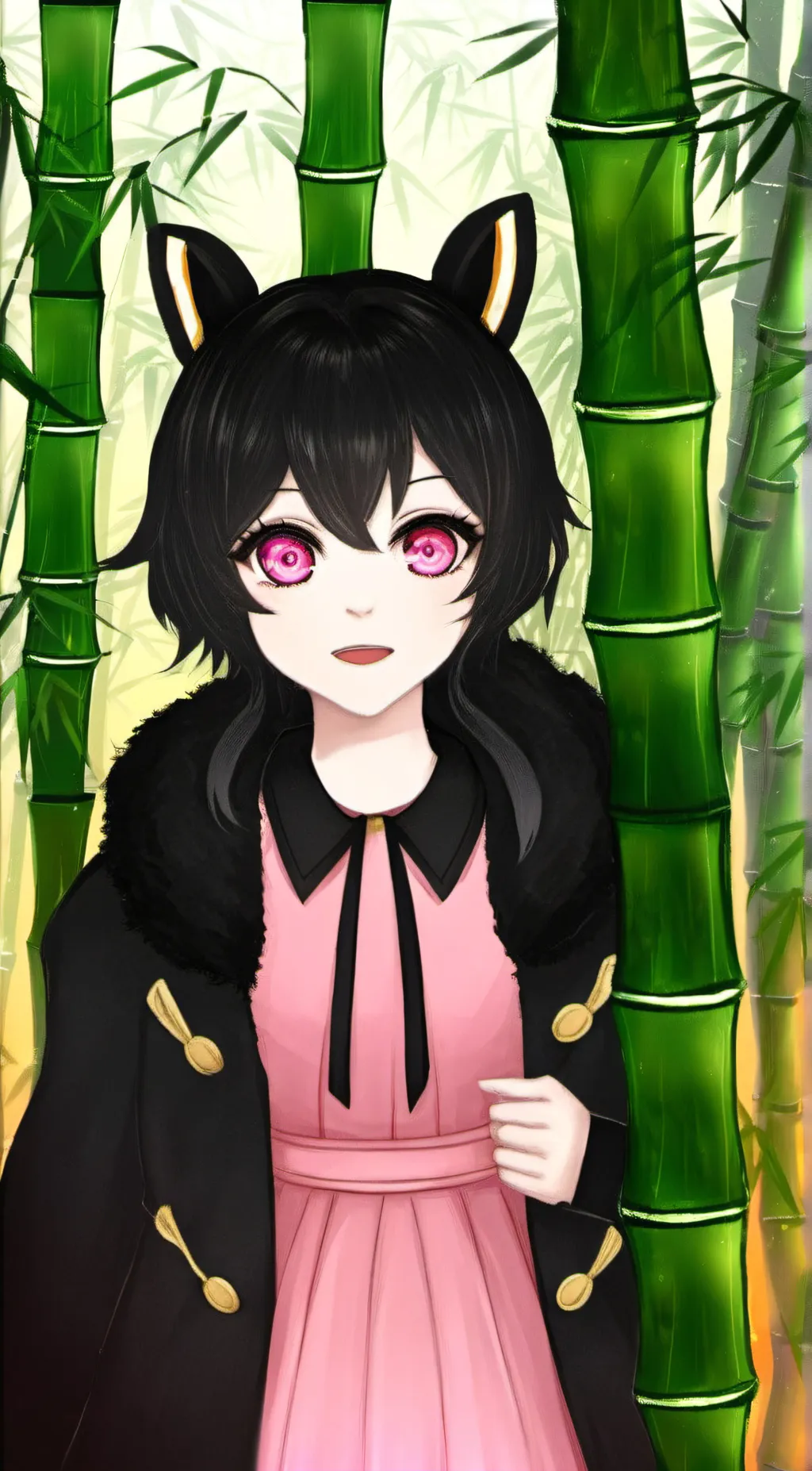 ai character: Nezuko Kamado background