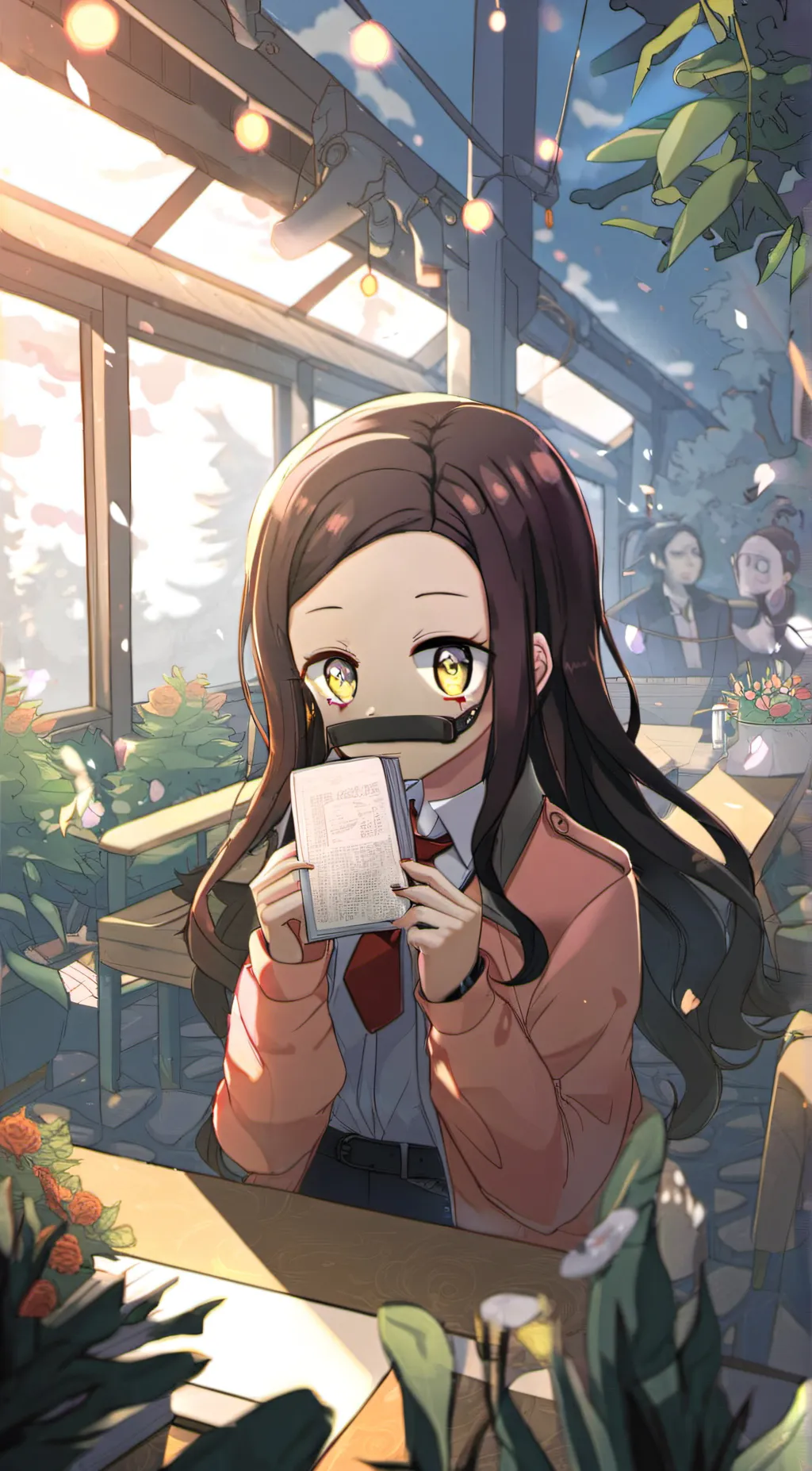 ai character: neko background