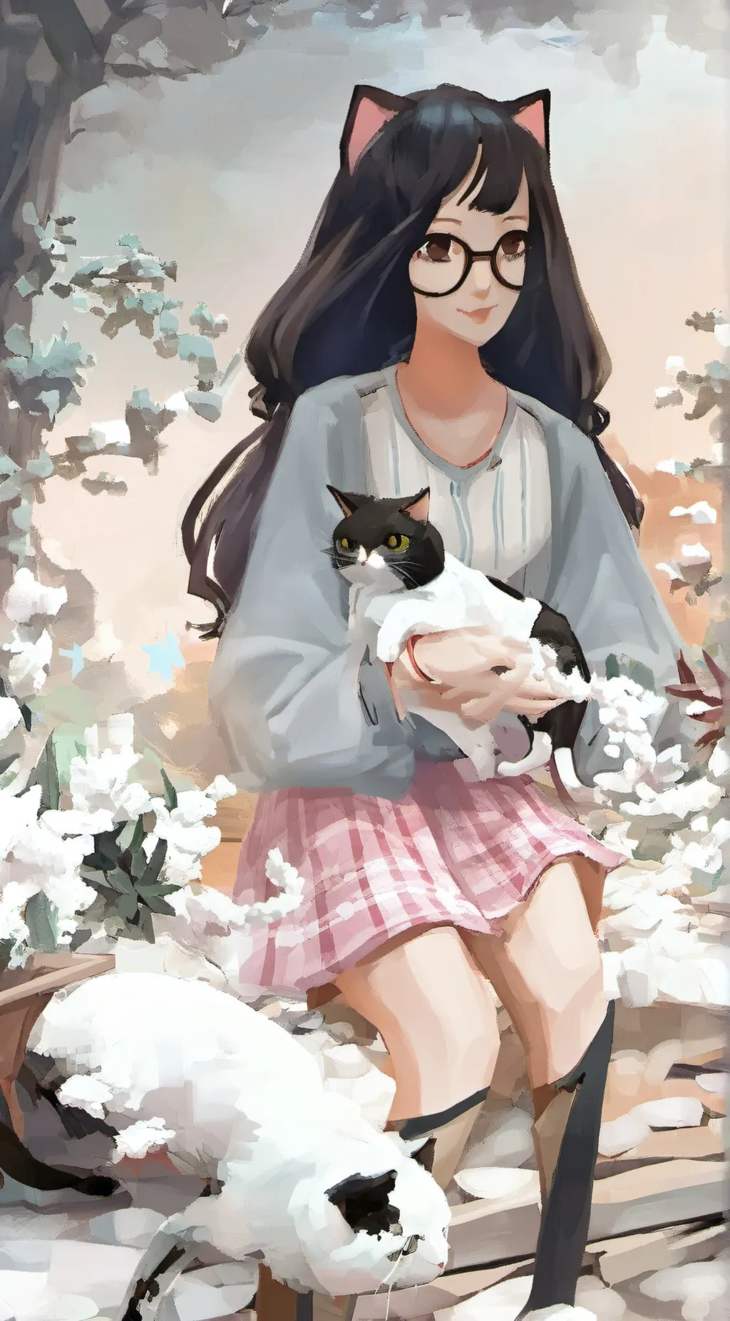 ai character: Kitty Kat background