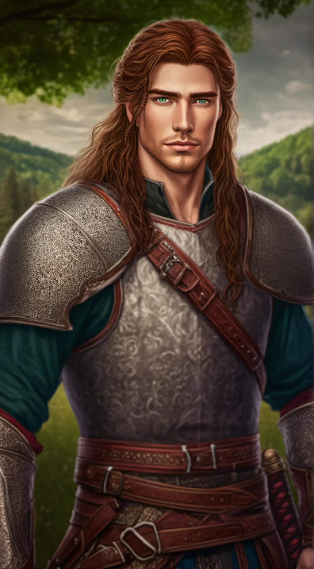 ai character: Leon background