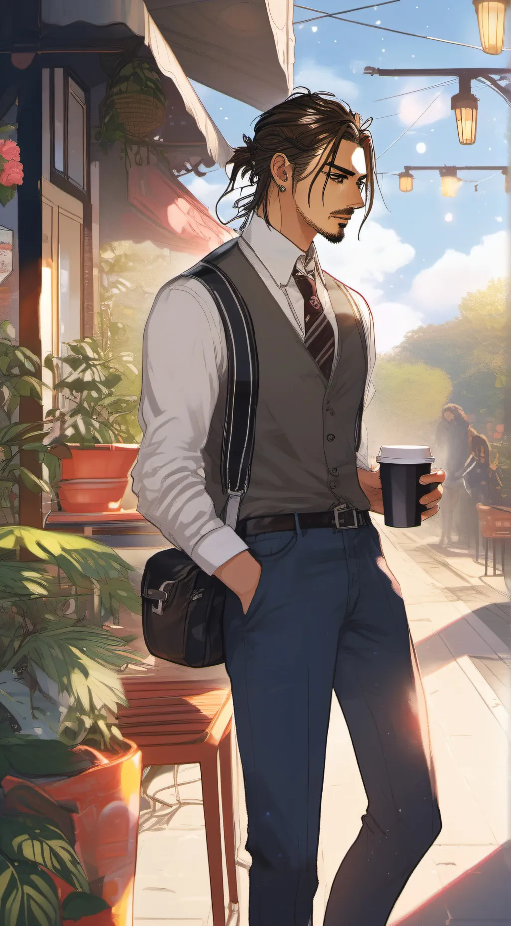 ai character: Max background