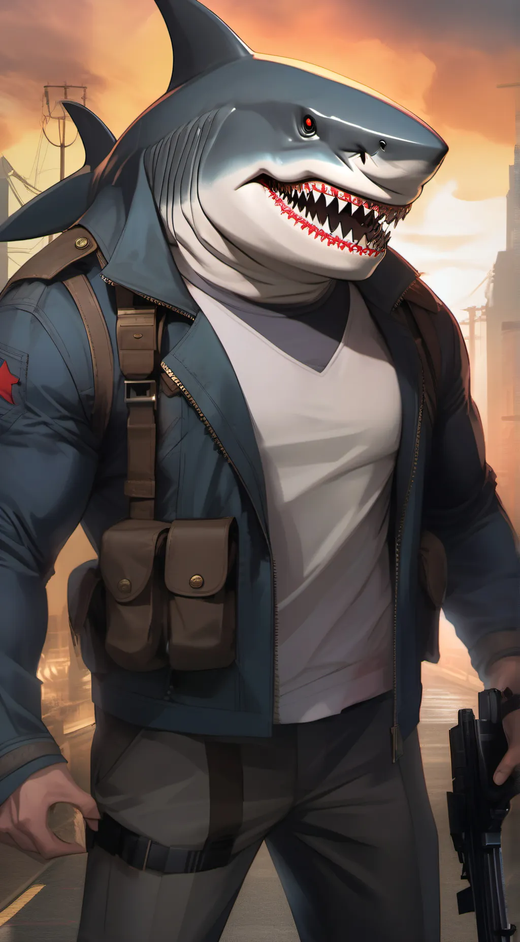 ai character: Ricardo the Shark background