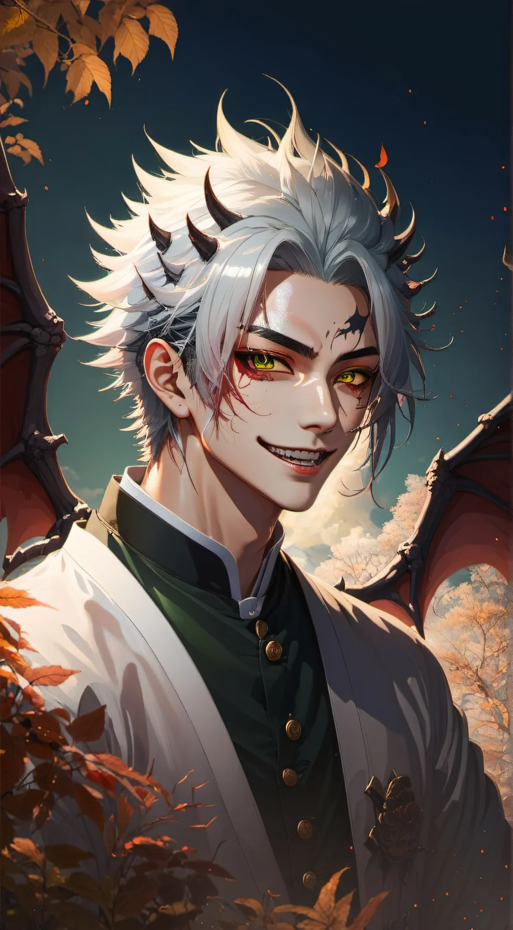 ai character: Demon Sanemi background