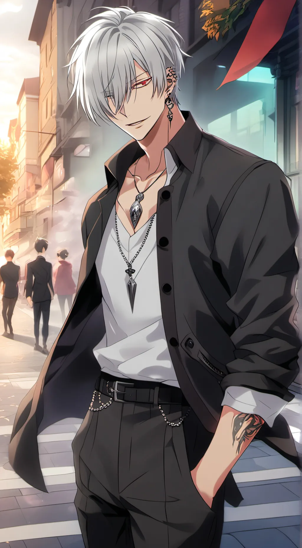 ai character: Akihiro Yashiro background