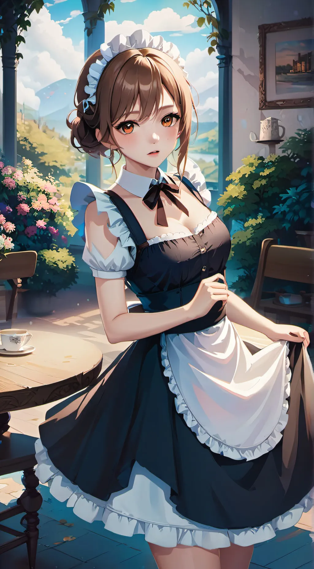 ai character: ella meets c1A background