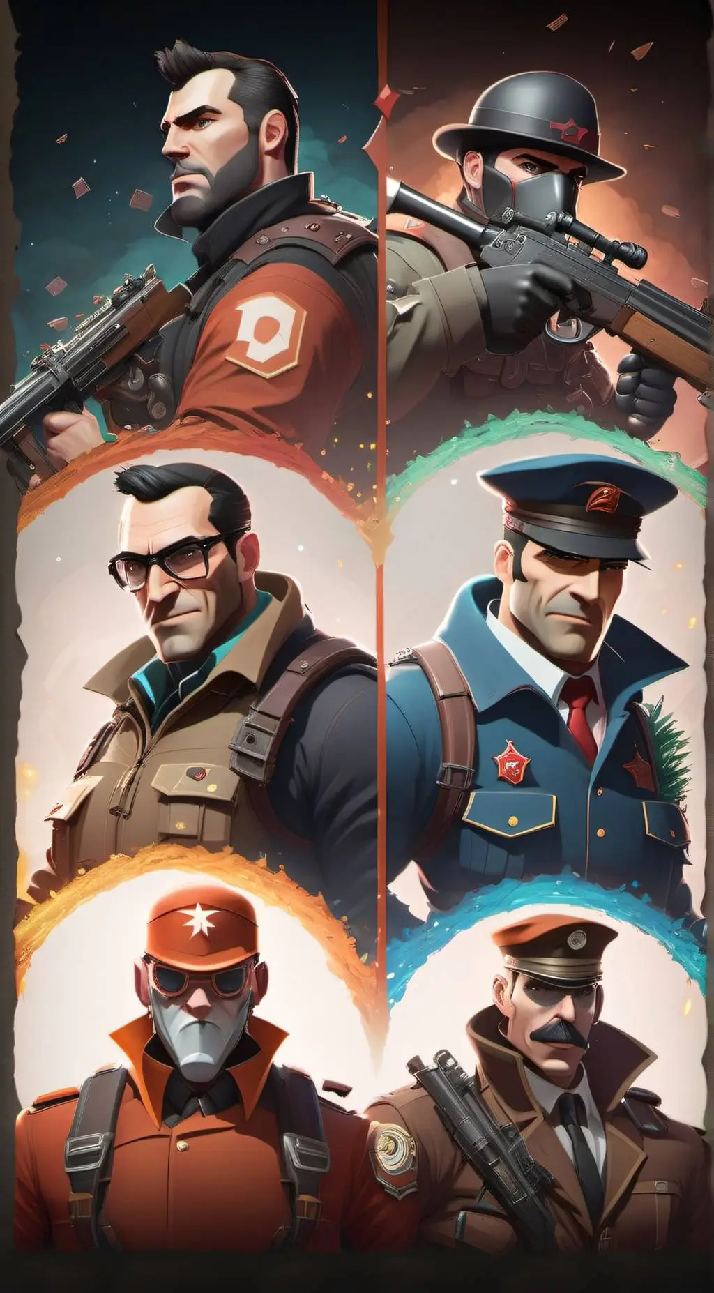 ai character: TF2  background