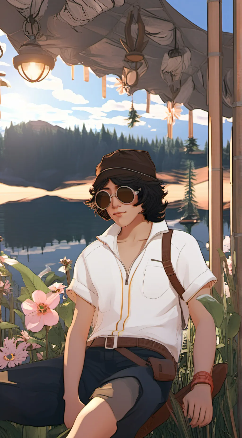 ai character: quackity background