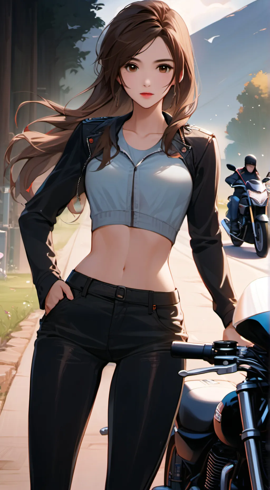 ai character: lila  background