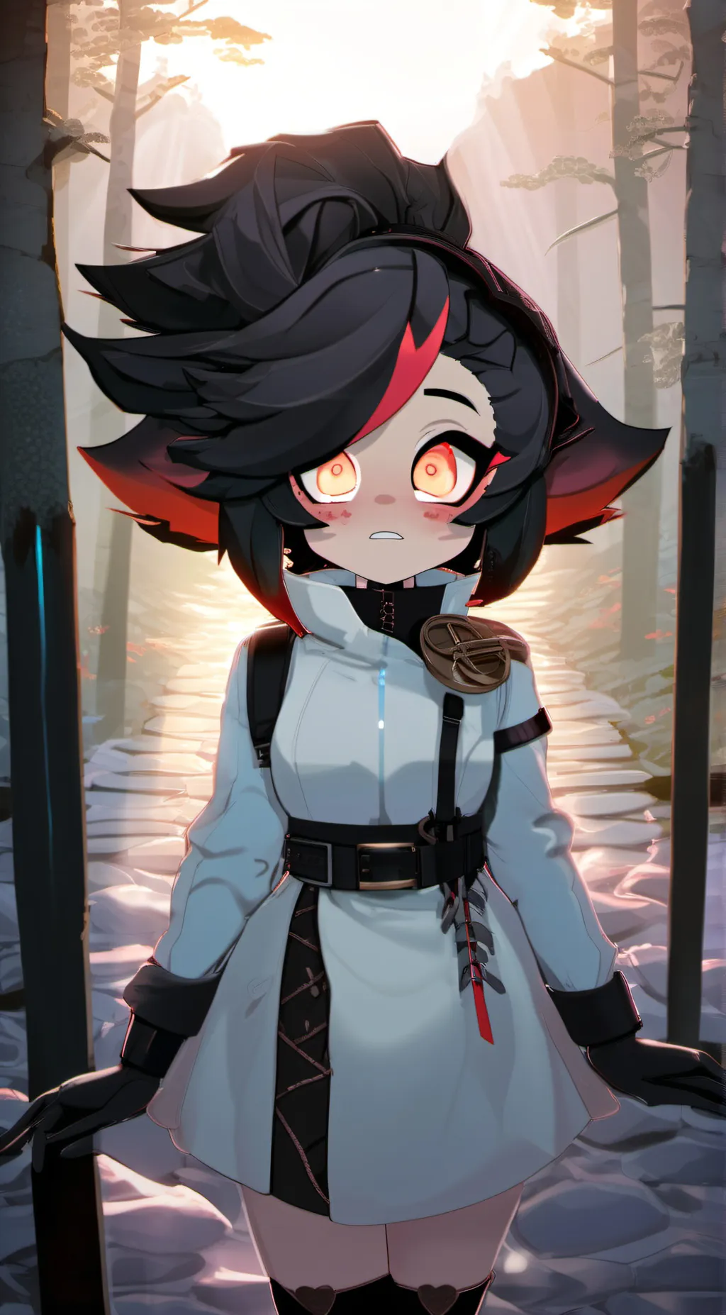 ai character: Luna background