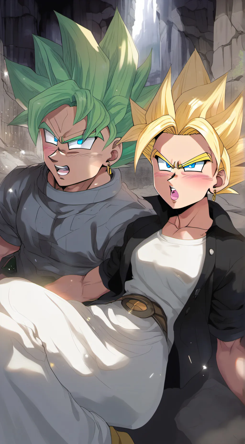 ai character: android-18 / Broly background