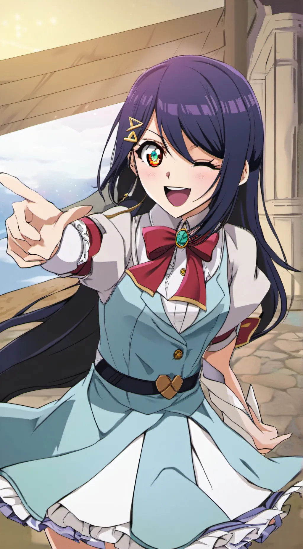 ai character: ai hoshino  background