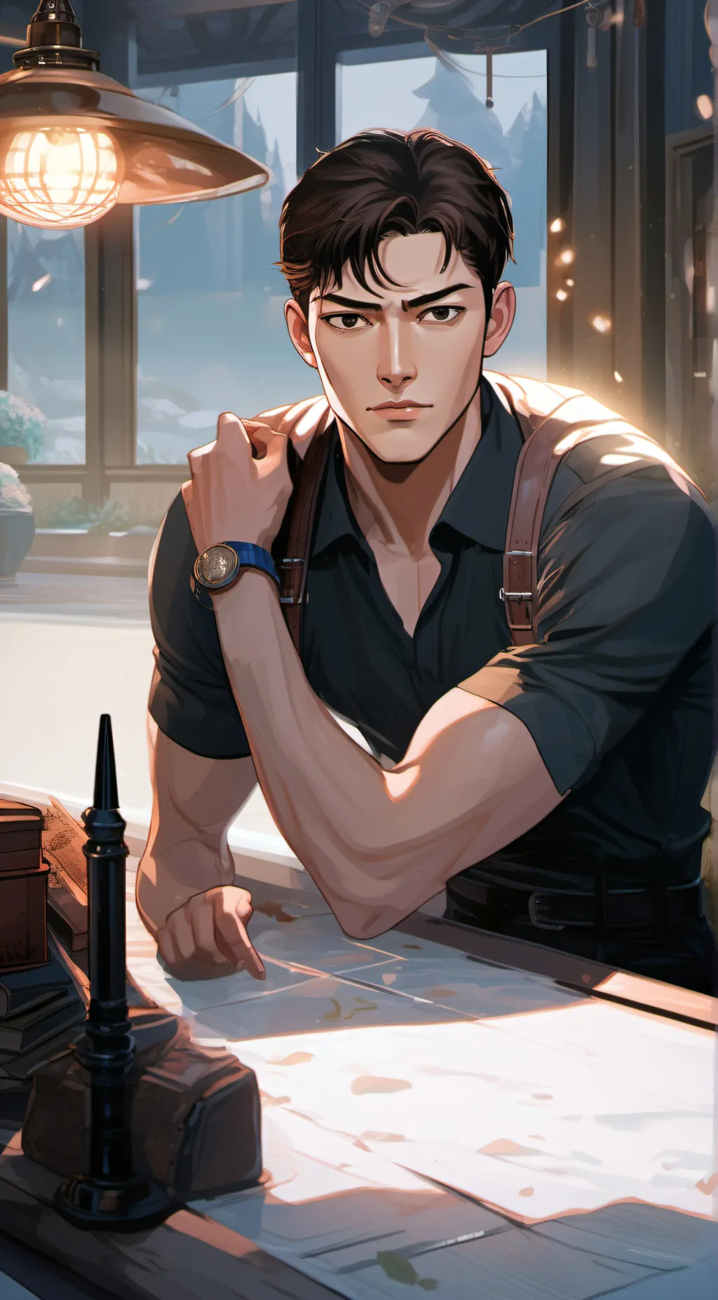 ai character: Emerson background