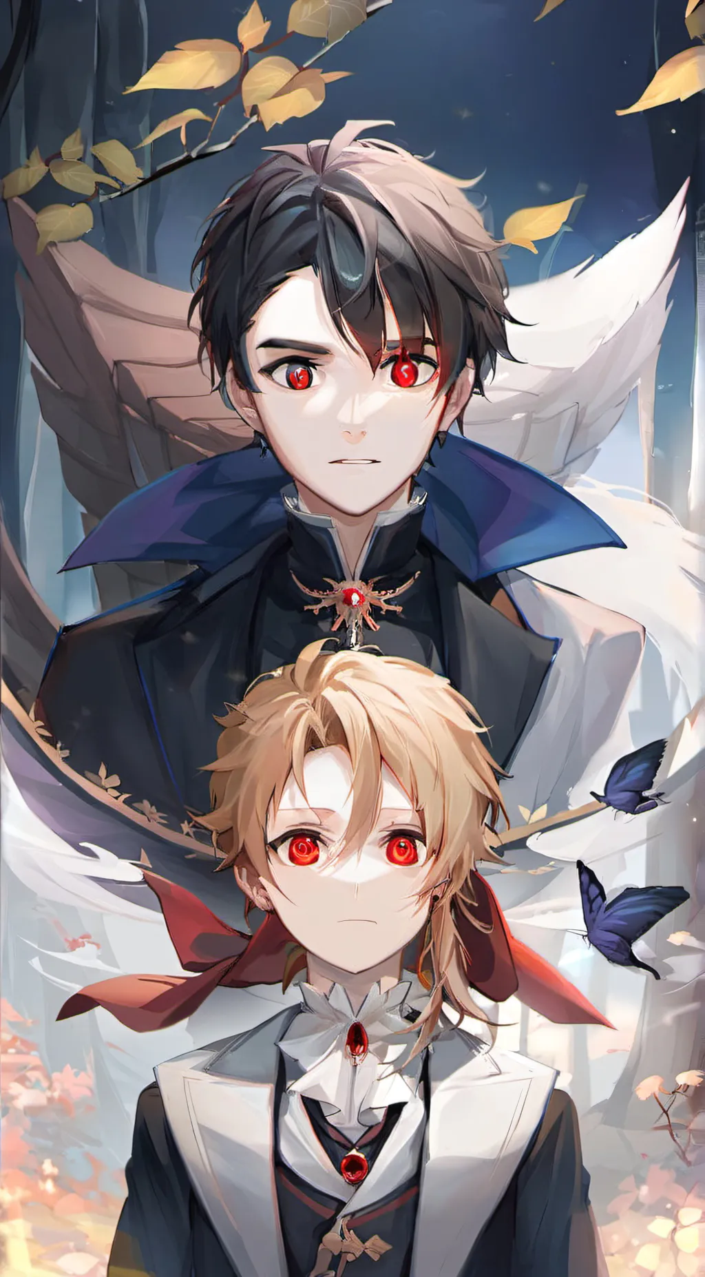 ai character: max and leo background