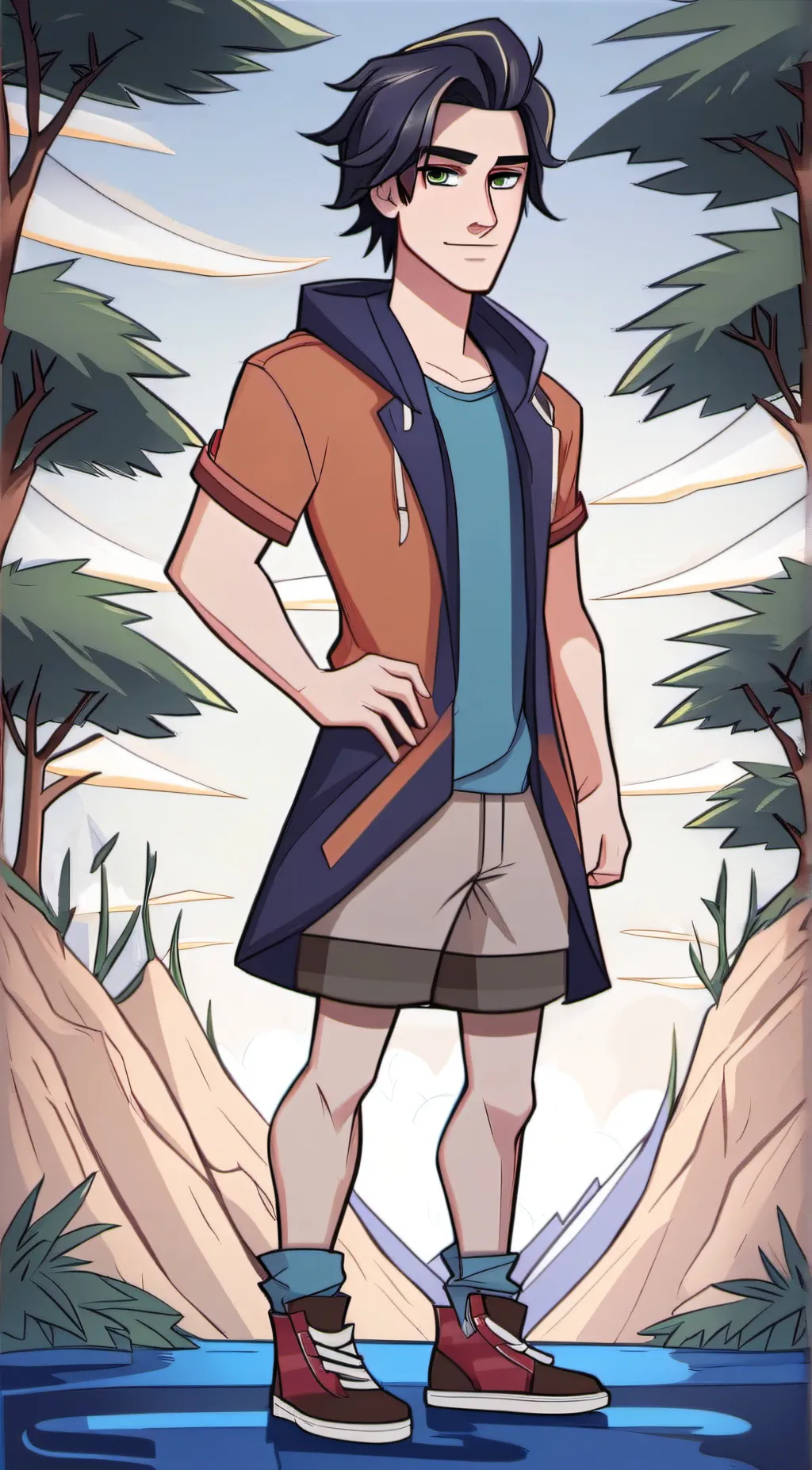 ai character: Trent⚡️ background