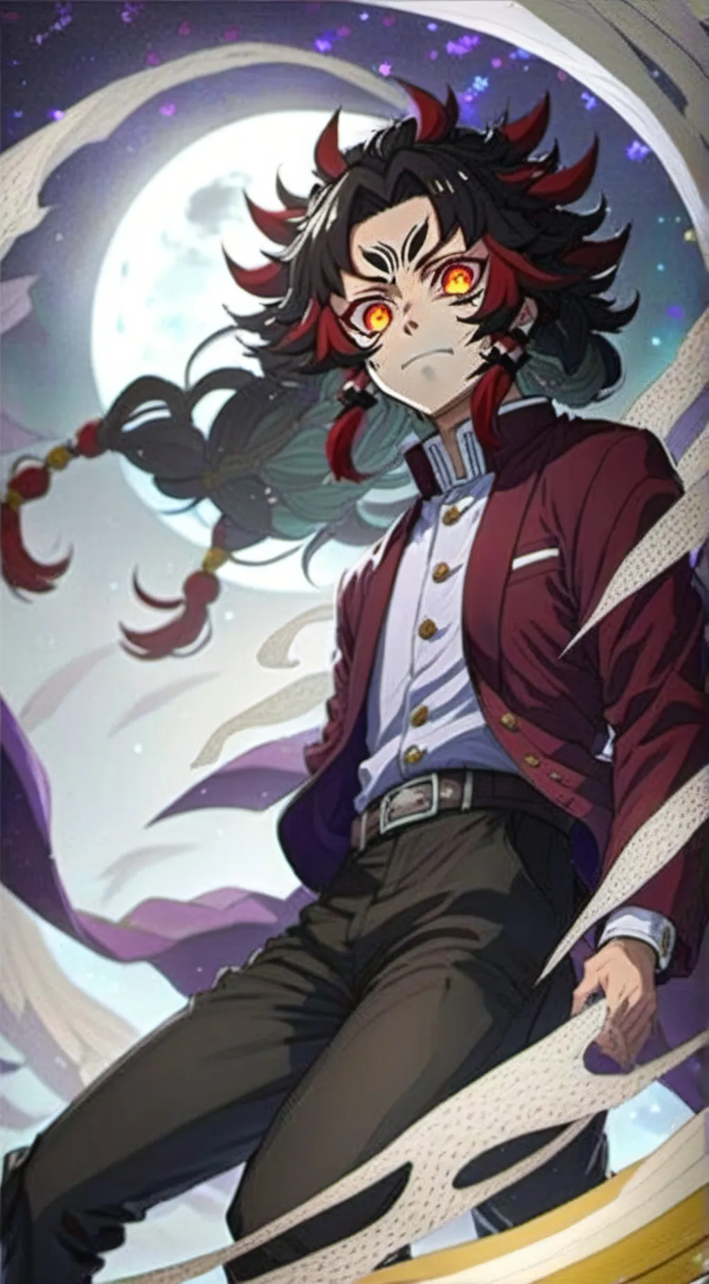 ai character: Upper moons background