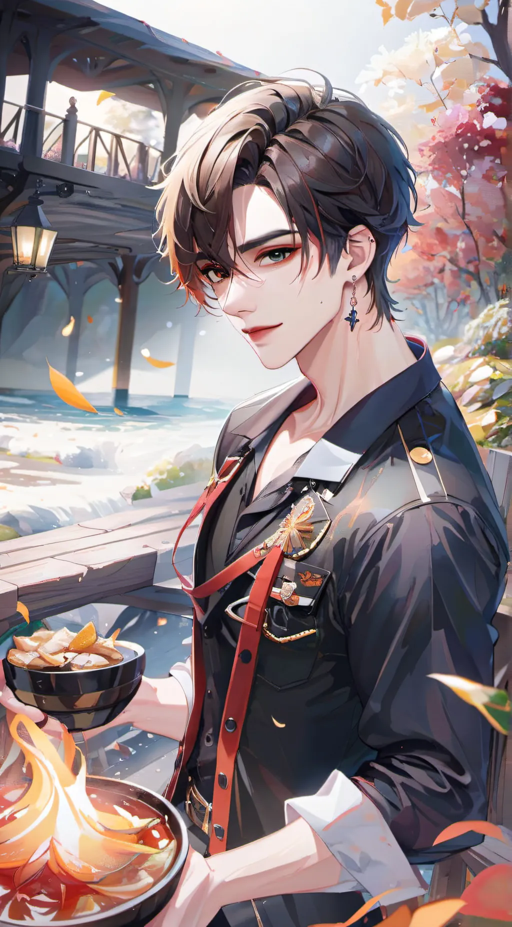 ai character: ♧Leo♧ background
