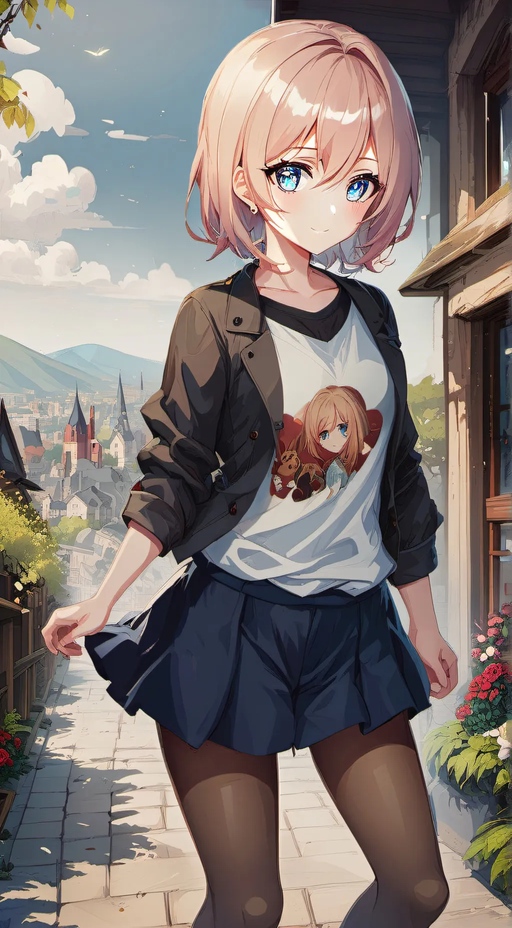 ai character: Lisa  background