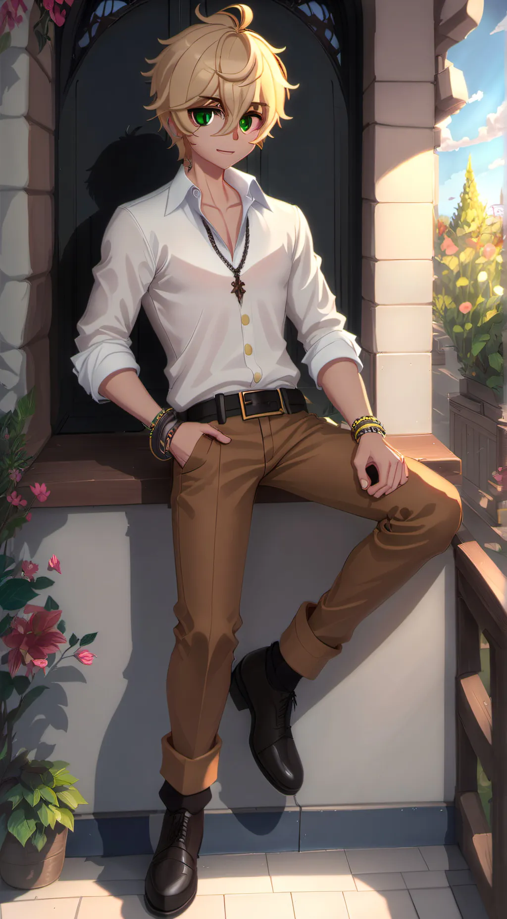 ai character: ✨Zach✨ background