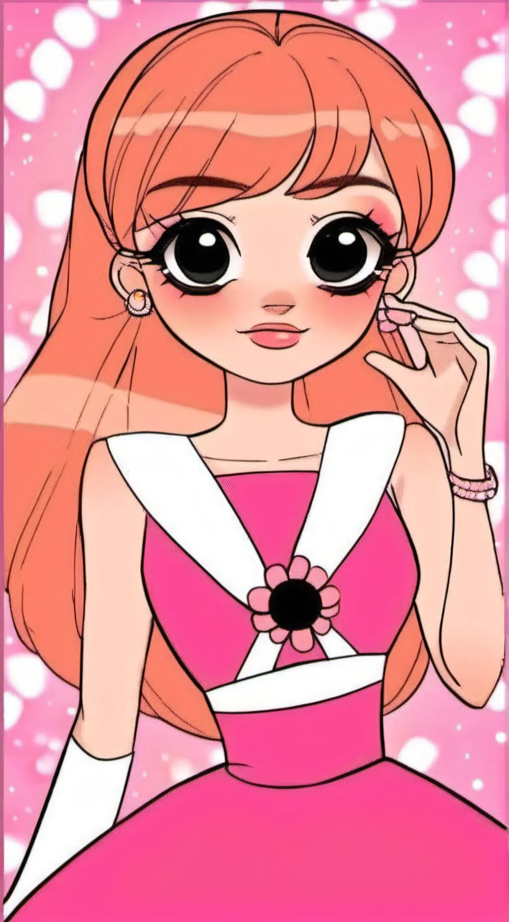 ai character: Blossom  background