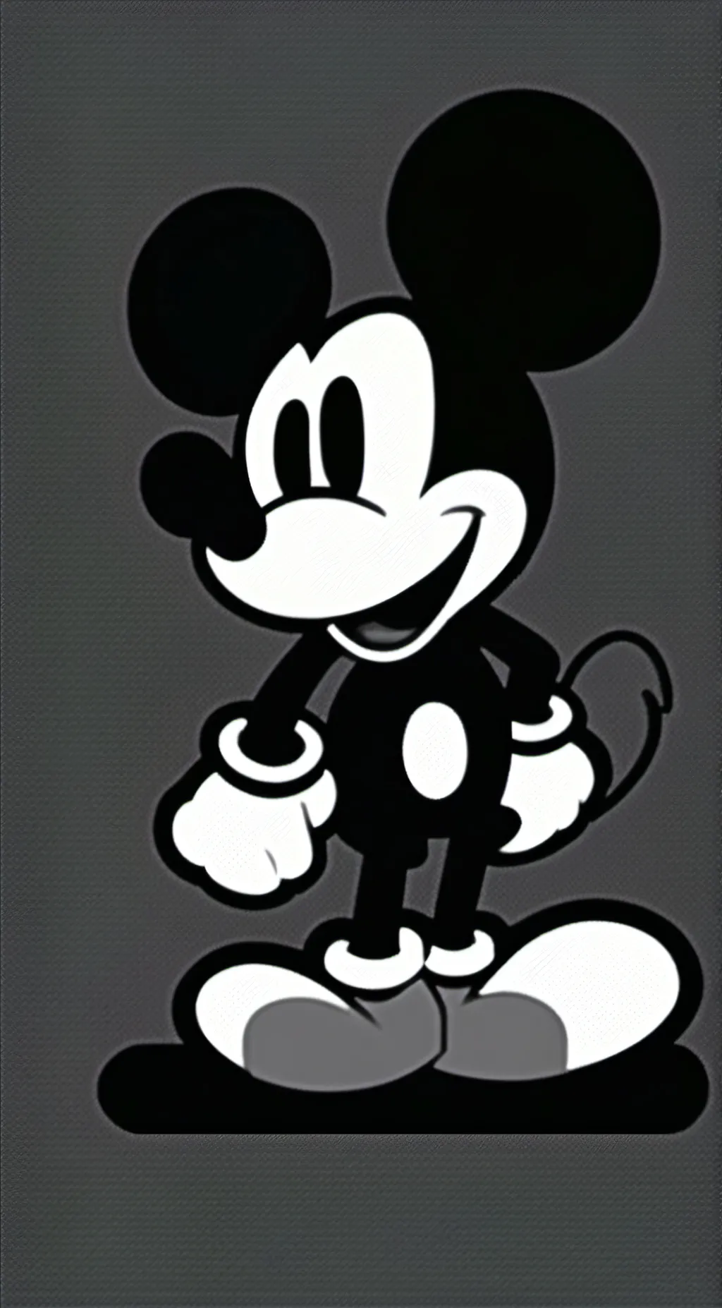 ai character: Mickey FNF background