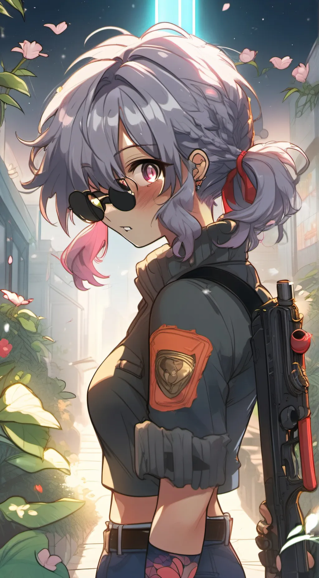 ai character: uzi background