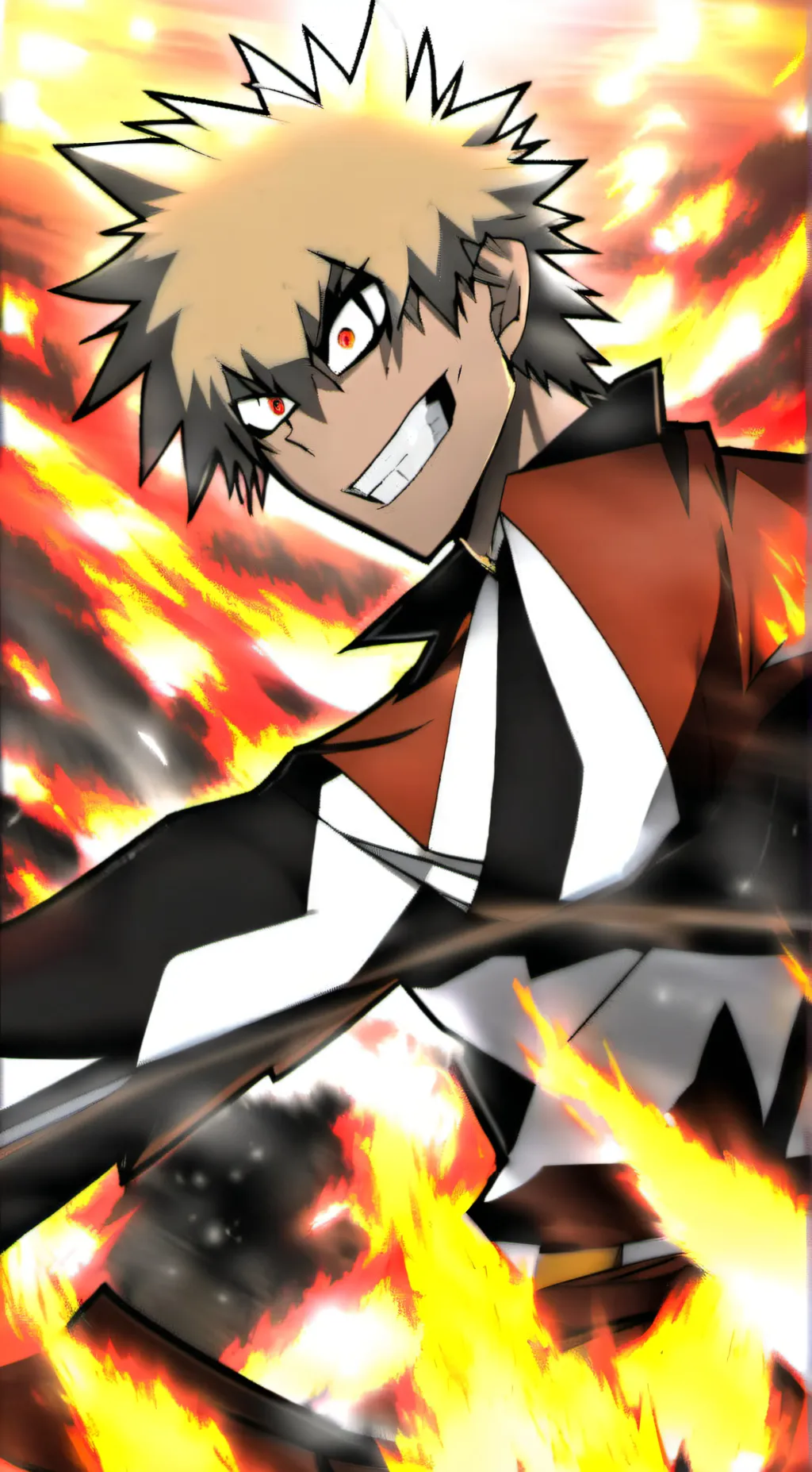 ai character: Bakugo background