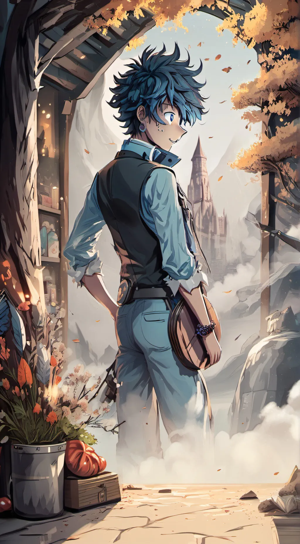 ai character: Tatsuya  background