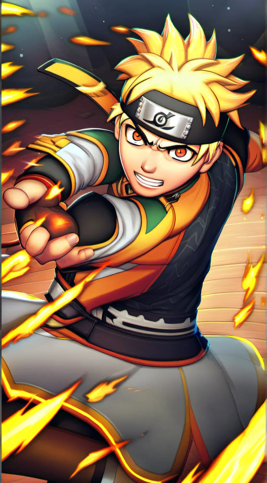 ai character: Naruto background