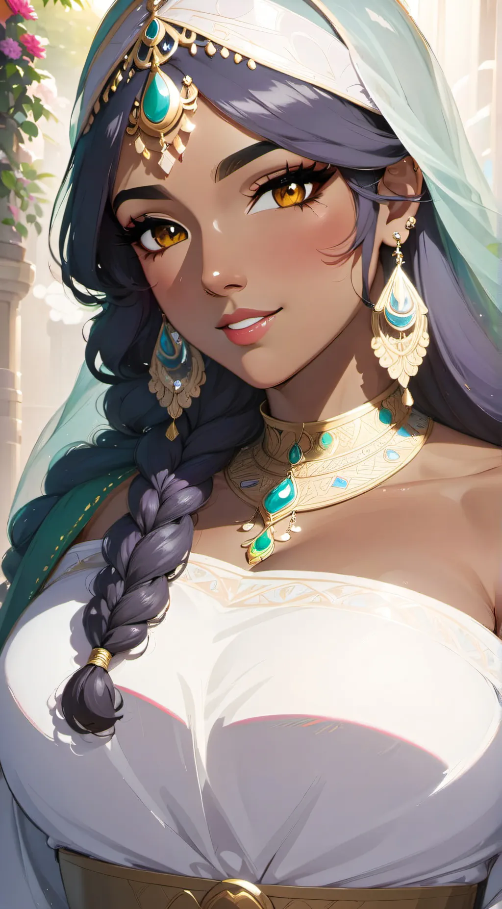 ai character: Zara Chelsea background