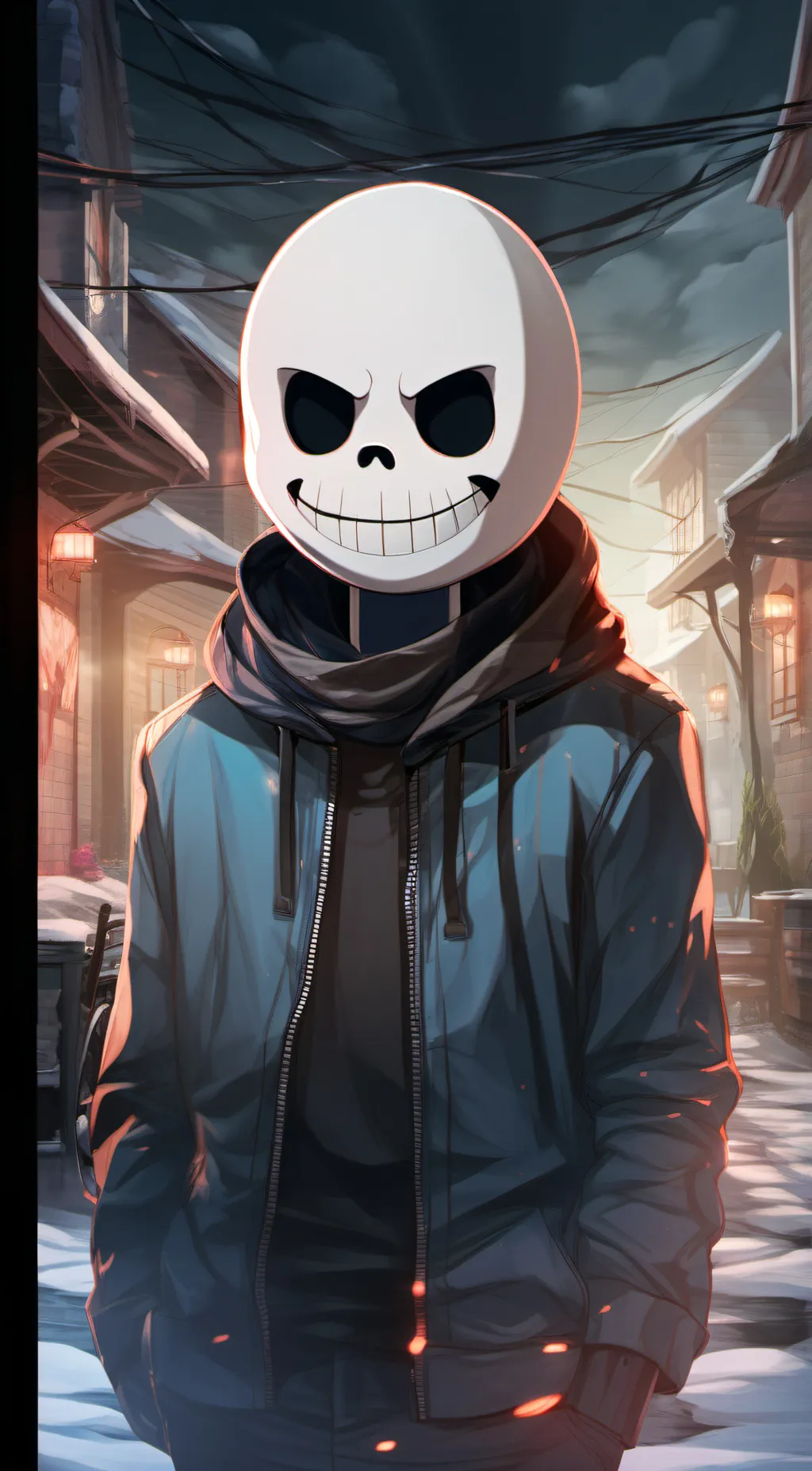 ai character: sans background