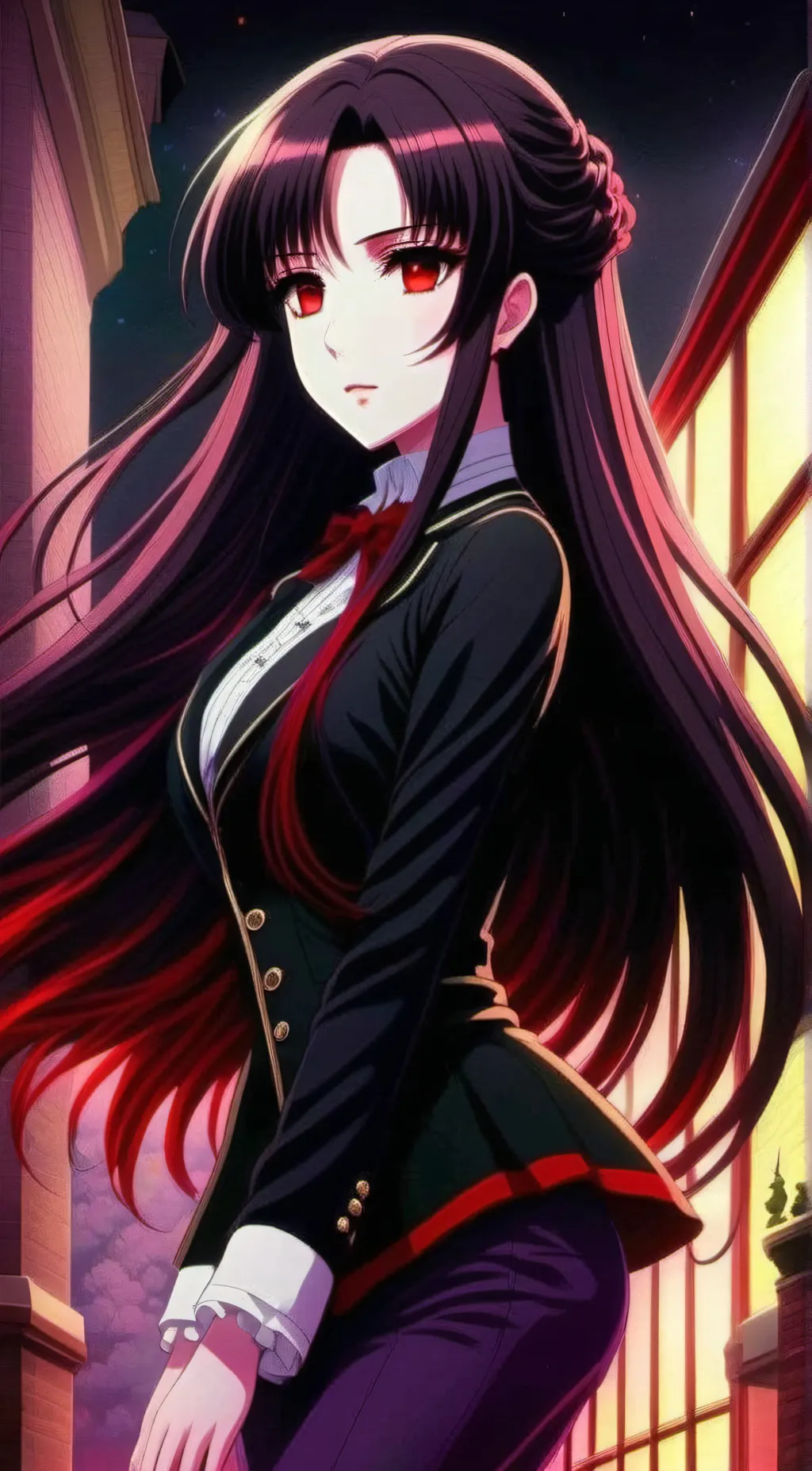 ai character: Lillian menina background