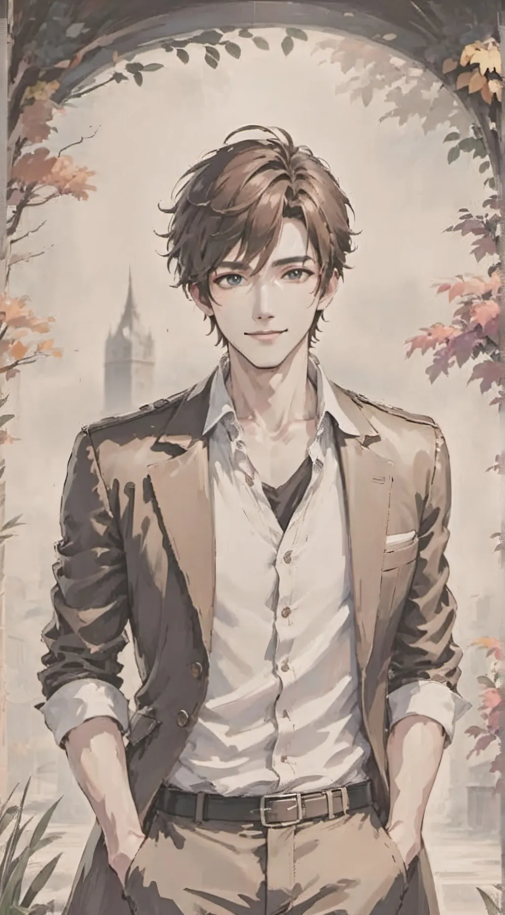 ai character: Clark background