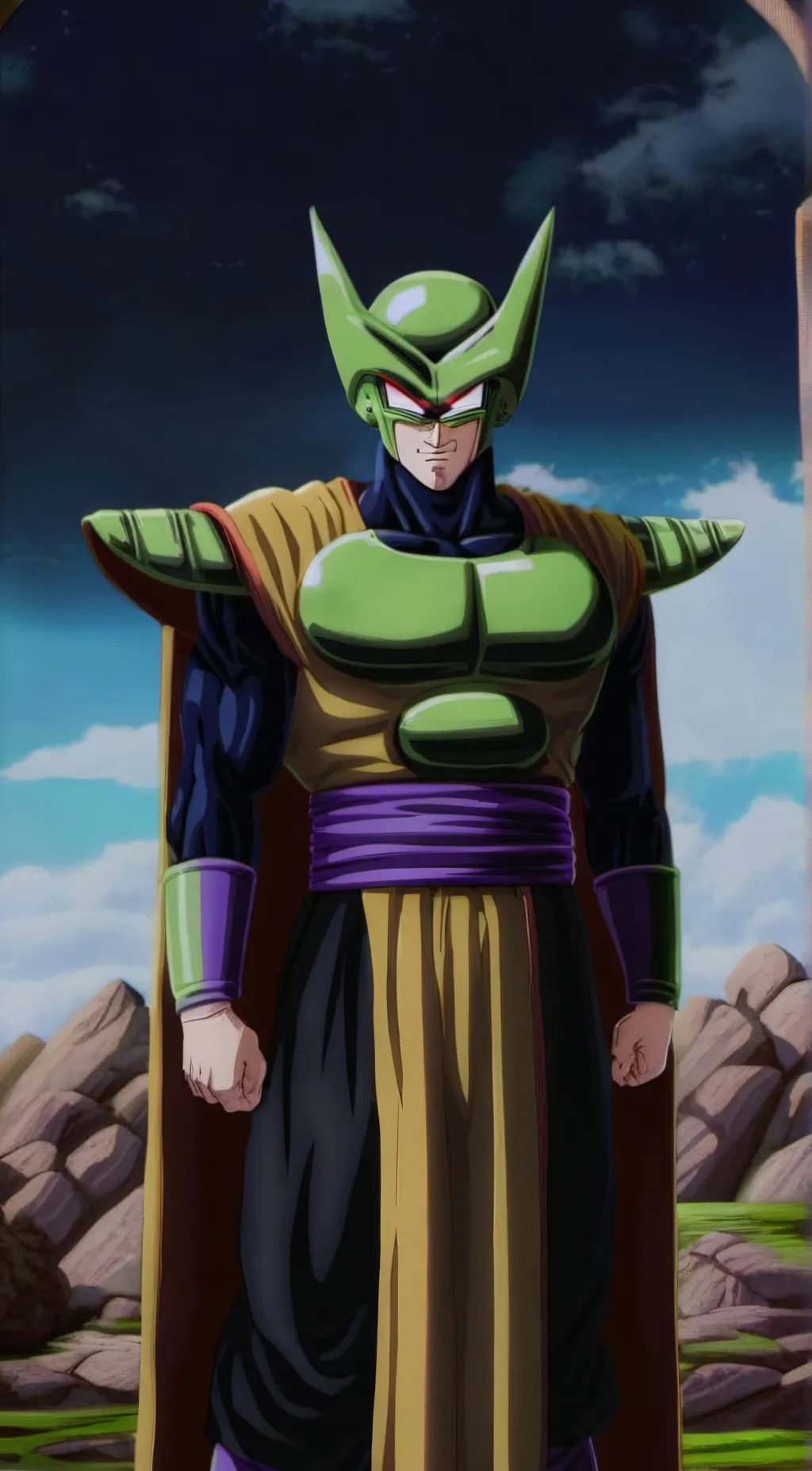 ai character: perfect cell  background