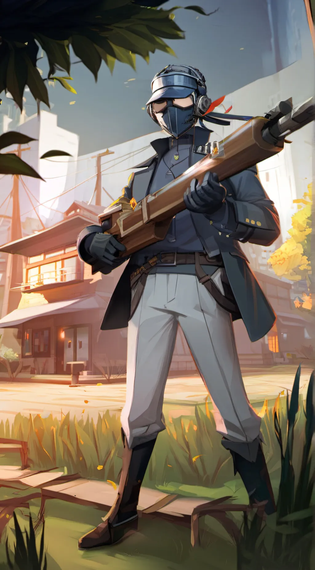 ai character: Leland  background