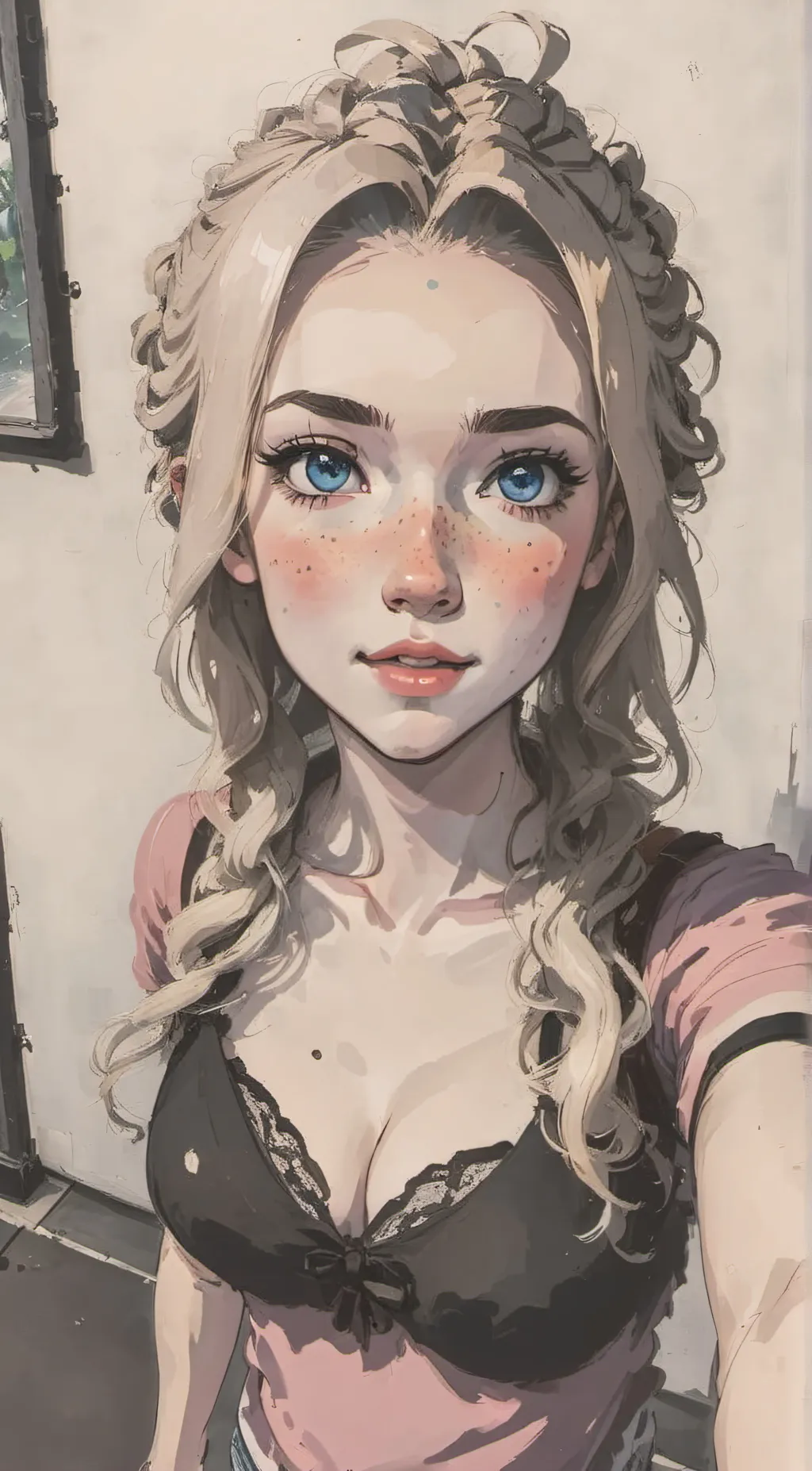 ai character: Hailey background