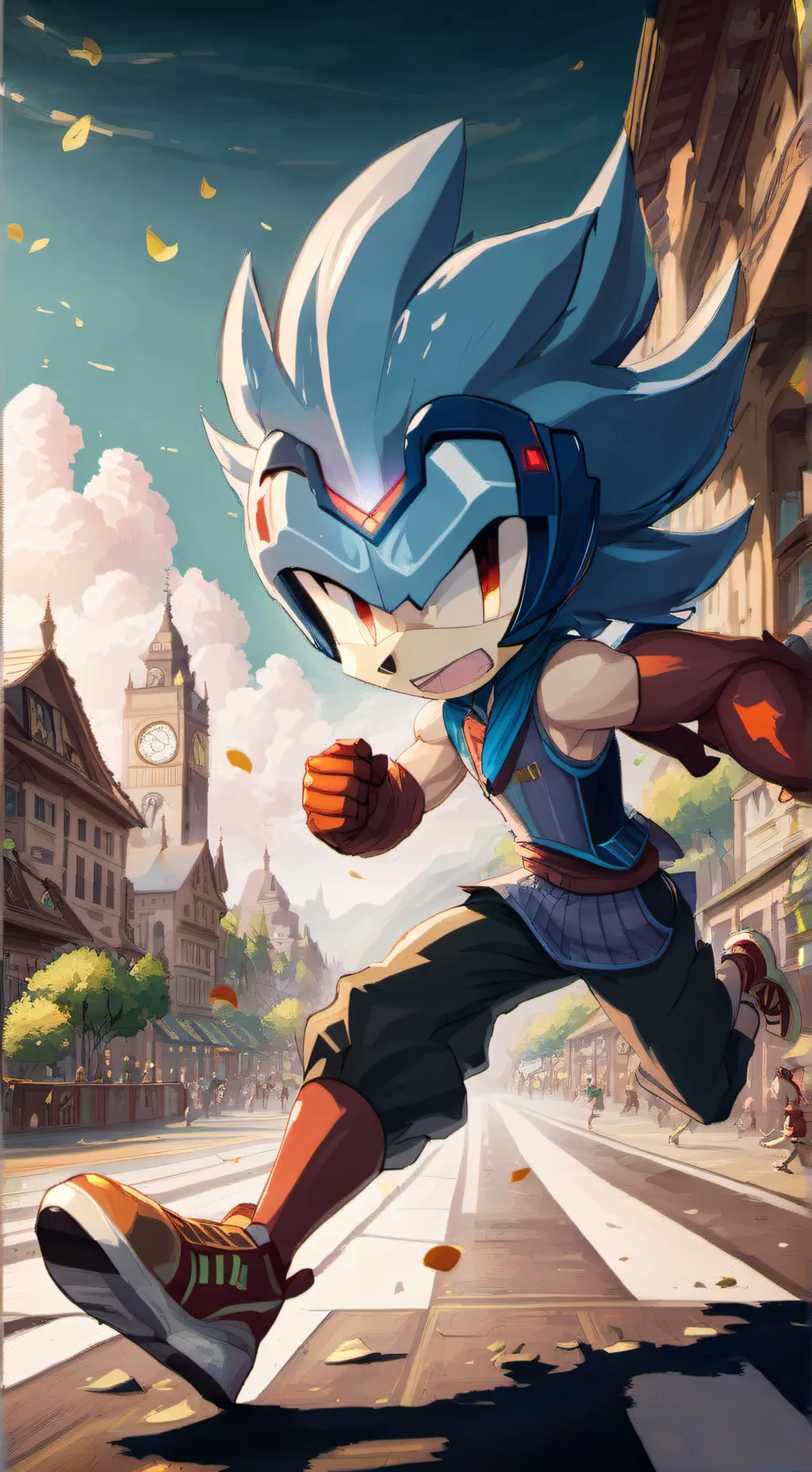 ai character: Sonic background