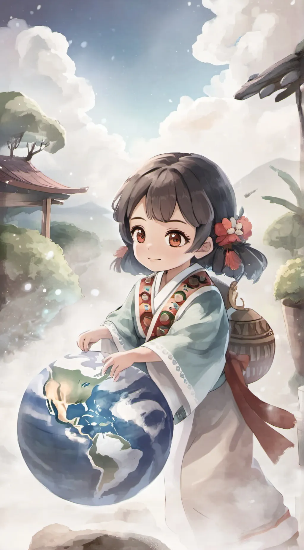 ai character: Yukiko background