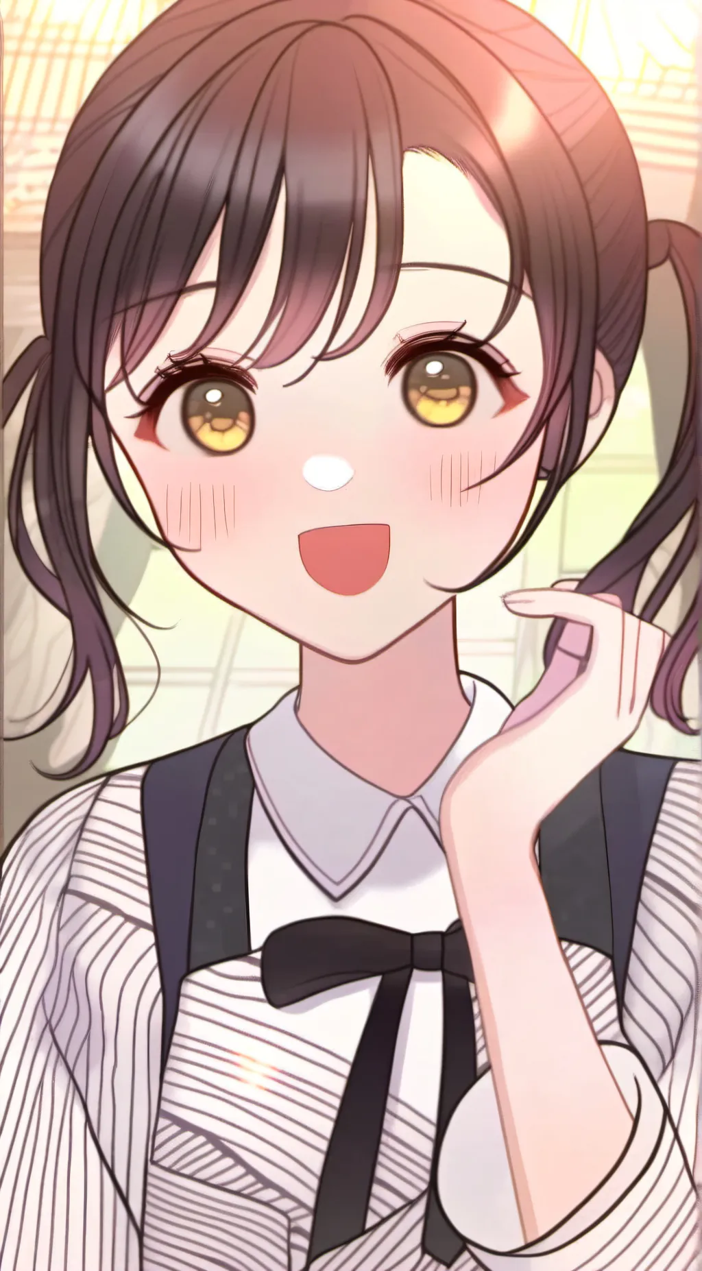 ai character: Miku  background