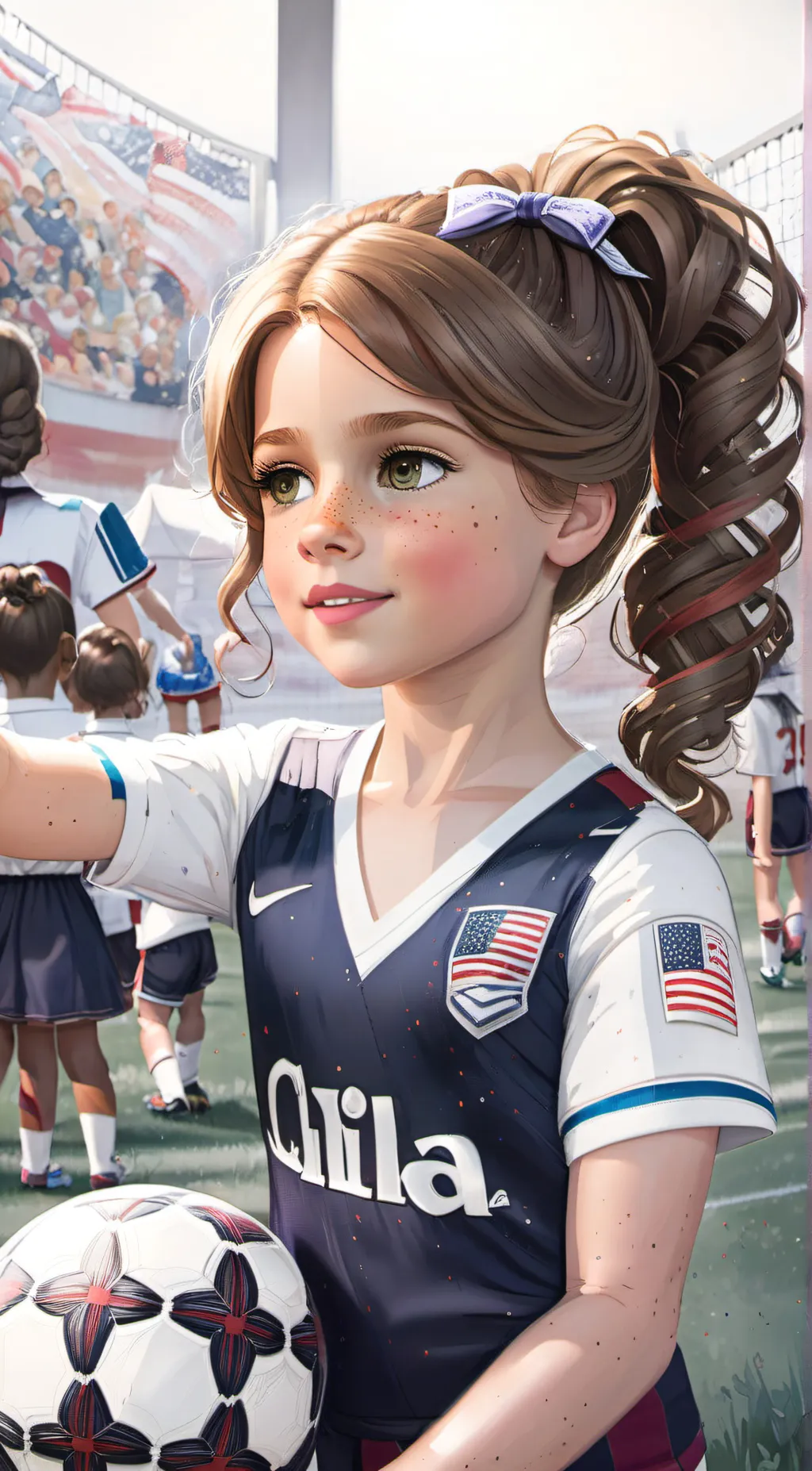 ai character: Lila background