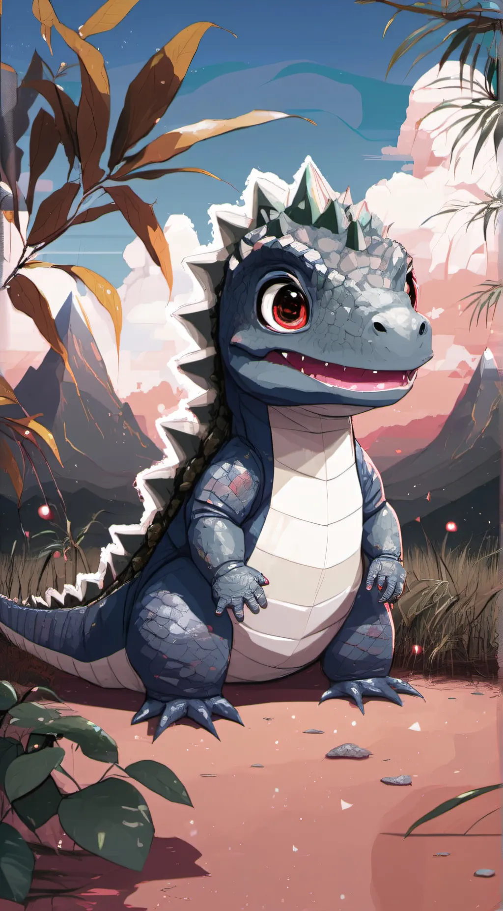 ai character: Minilla background