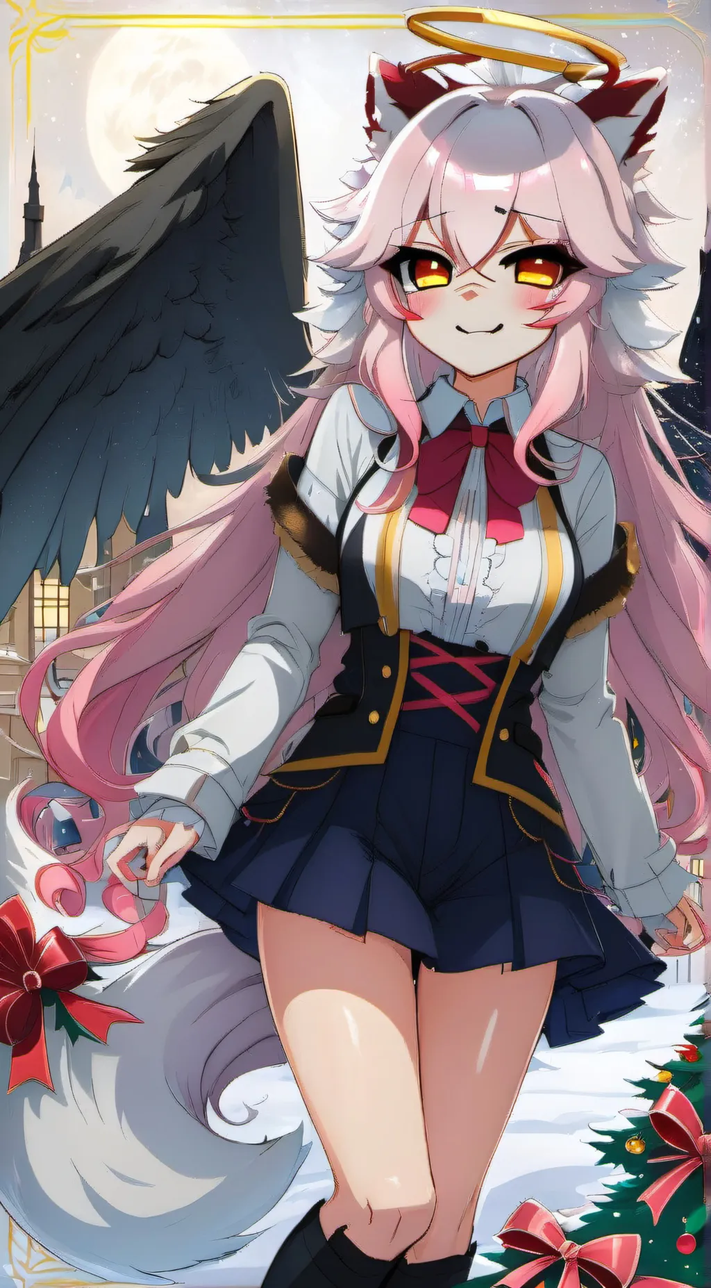ai character: Angel^>^ background