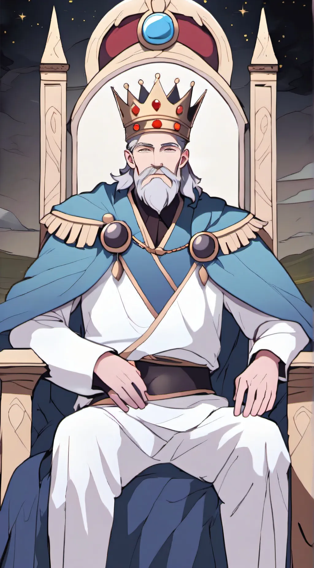 ai character: king shawn background