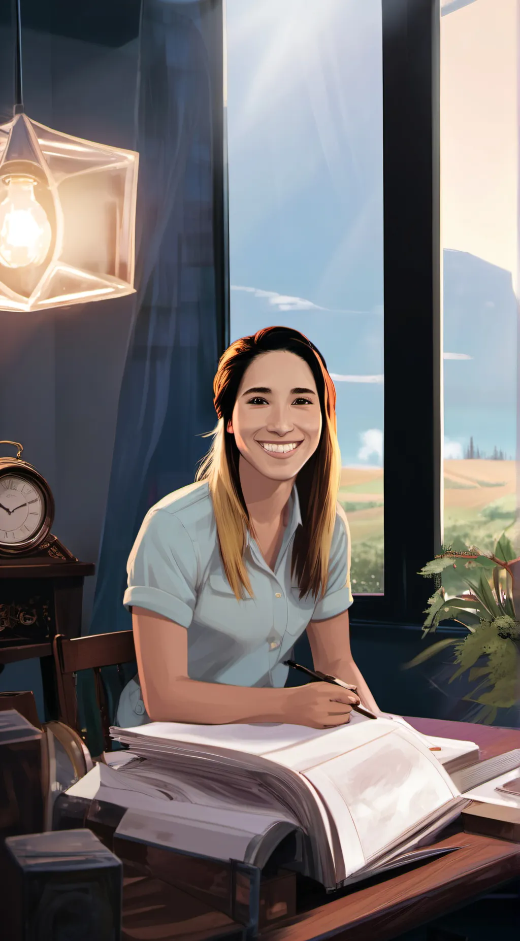 ai character: Mac background