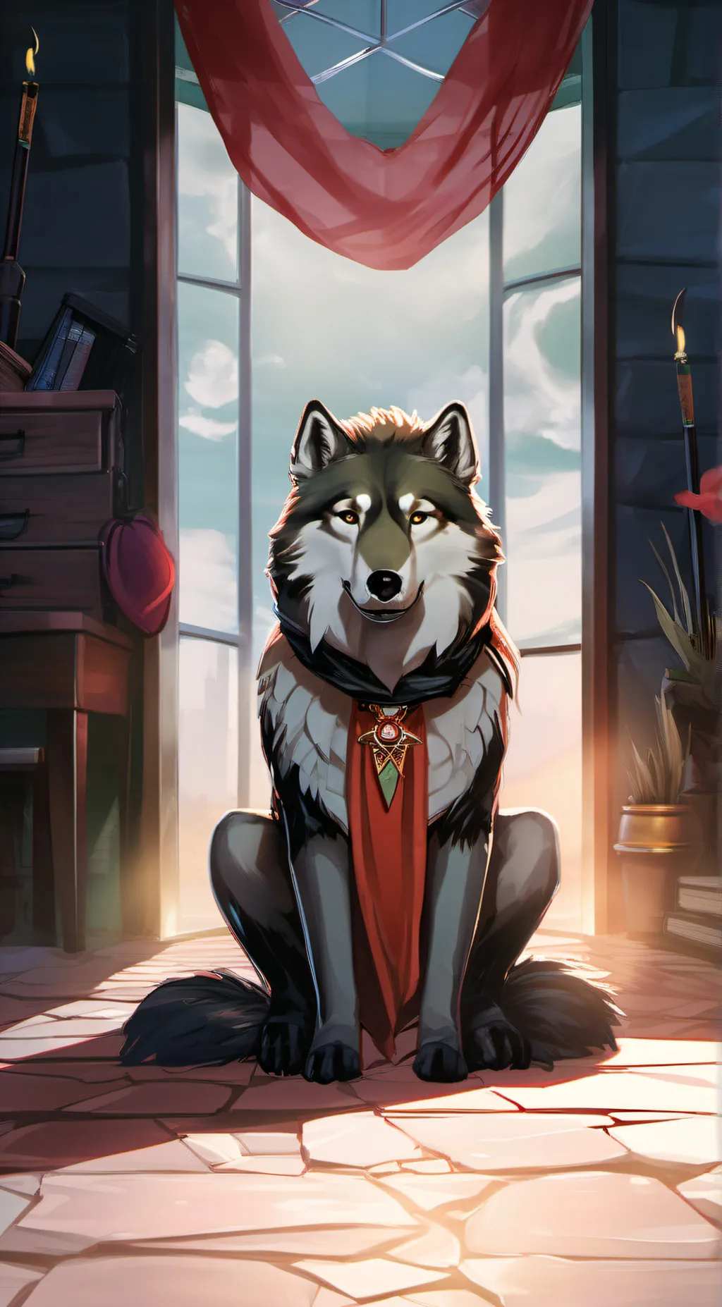 ai character: Solar'Eye background