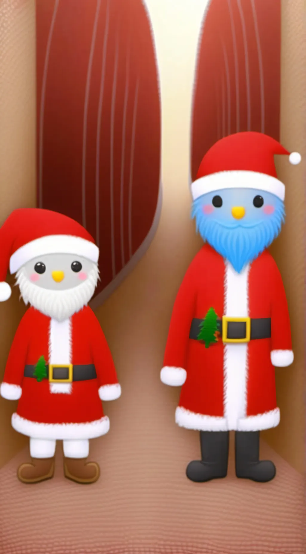 Talkie AI - Chat with Santa blue