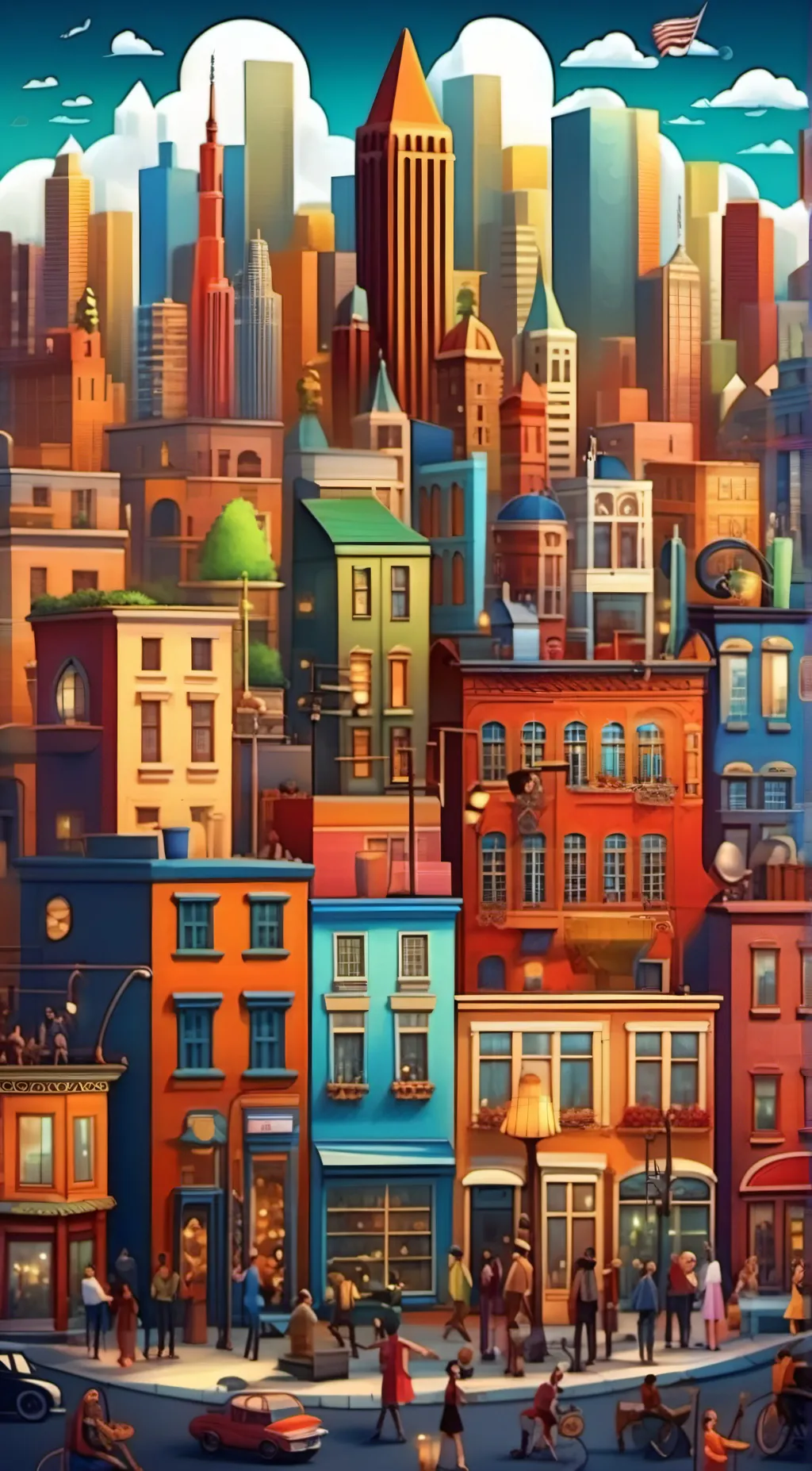 ai character: Musical World background