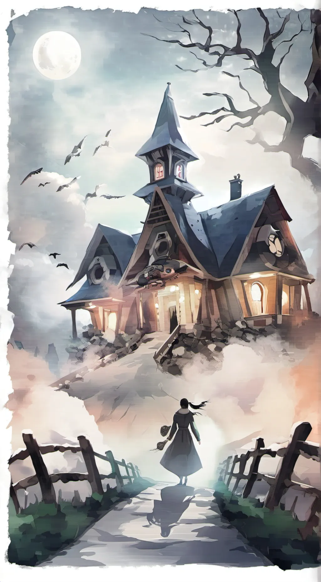 ai character: SPOOKY MONTH! background