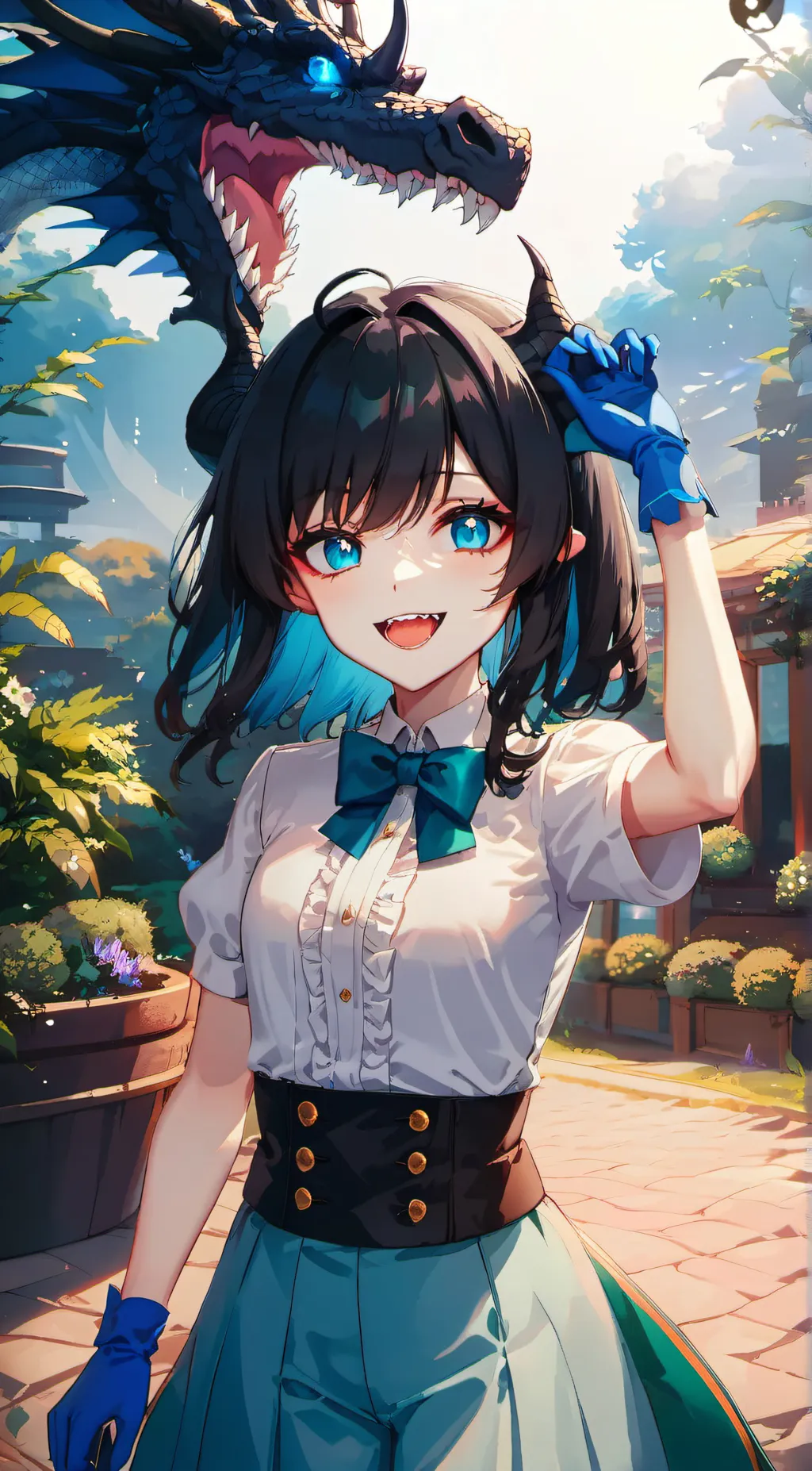 ai character: Luna background